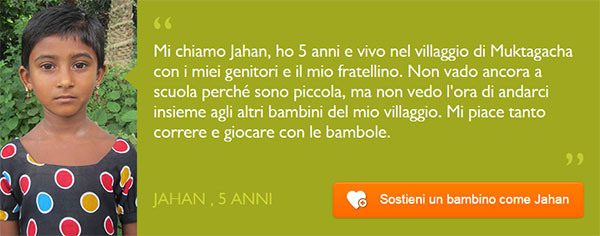 Adottare un bambino asiatico a distanza