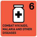 Obiettivo 6: Combattere l'HIV/AIDS, la malaria e altre malattie