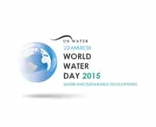 Logo stilizzato Giornata Mondiale dell'Acqua 2015